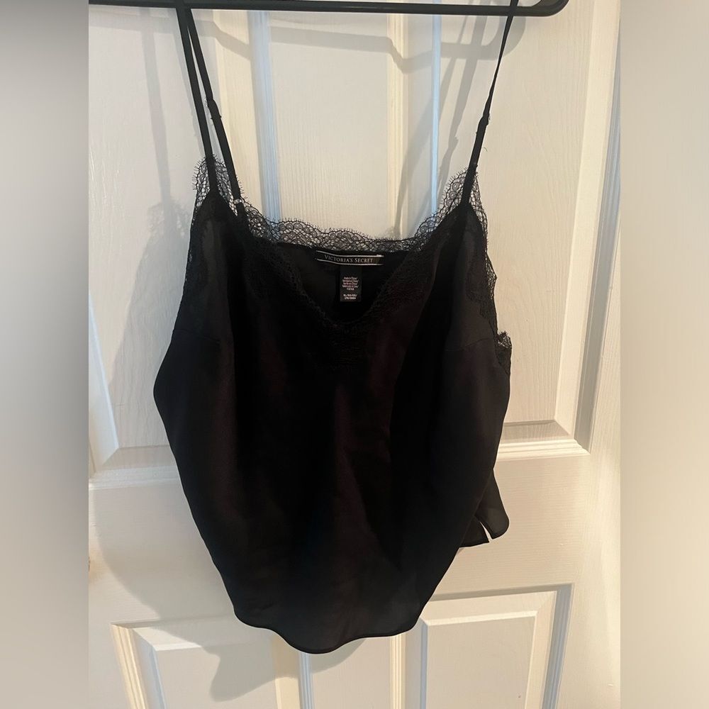 Victoria's Secret Black Lace Adjustable Camisole